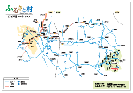 ふるさと村 広域道路ルートマップ